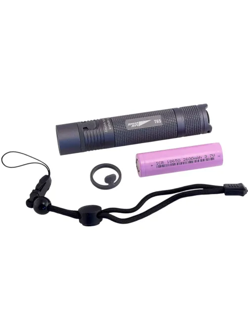 Фонарь ЯРКИЙ ЛУЧ T65 ESCORT CREE XM-L2, 3реж., встр. ЗУ micro-USB
