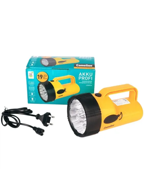 Фонарь ручной Camelion 19LED29314,акк.220В 4В