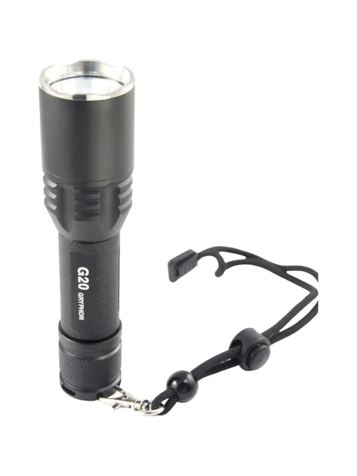 Фонарь ручной ЯРКИЙ ЛУЧ G20 ver.2 Gryphon CREE XM-L T6 4реж акк