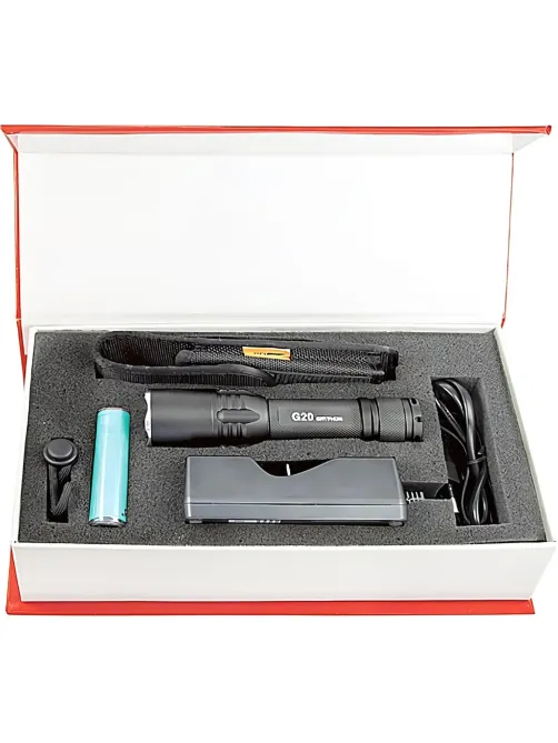 Фонарь ручной ЯРКИЙ ЛУЧ G20 ver.2 Gryphon CREE XM-L T6 4реж акк