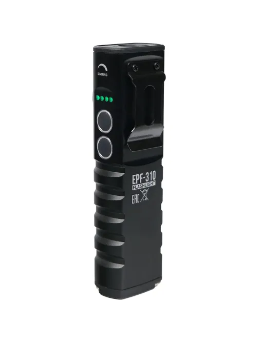 Фонарь EPILSO EPF-310 (карманный, Luminus SST20, 10W+LED 5W + Laser, аккум)
