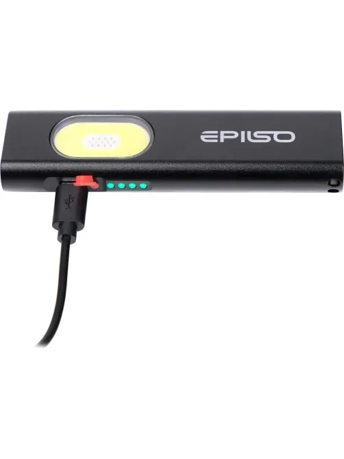 Фонарь EPILSO EPF-260 (карманный, Luminus SST20 10W + COB + Laser, аккум)