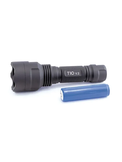 Фонарь ручной ЯРКИЙ ЛУЧ T10 v.2 CREE XP-G2 3реж акк