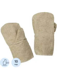 Рукавицы брезентовые (пл.480 гр/м2) 10 пар/уп
