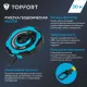 Рулетка геодезическая Topfort Master 30 м х 15 мм в прорезин корп (2019130)