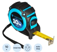 Рулетка 10мх25 мм с автостопом, Topfort Extra
