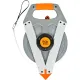 Рулетка измерительная 100 м сталь + нейлон RGK R100