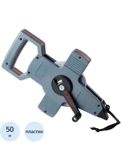 Лента мерная стальная геодезическая ЗУБР  50 м, Профессионал (34181-050)