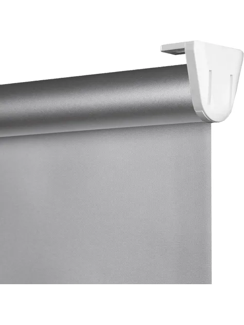 Рулонная штора Комус Мебель blackout silver 537837 V2, 100х160, серый