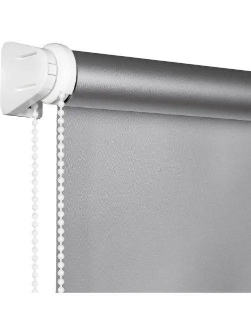 Рулонная штора Комус Мебель blackout silver 537837 V2, 100х160, серый