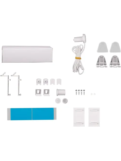 Рулонная штора Комус Мебель Angora 538603 V1 день/ночь, 50х160, белый