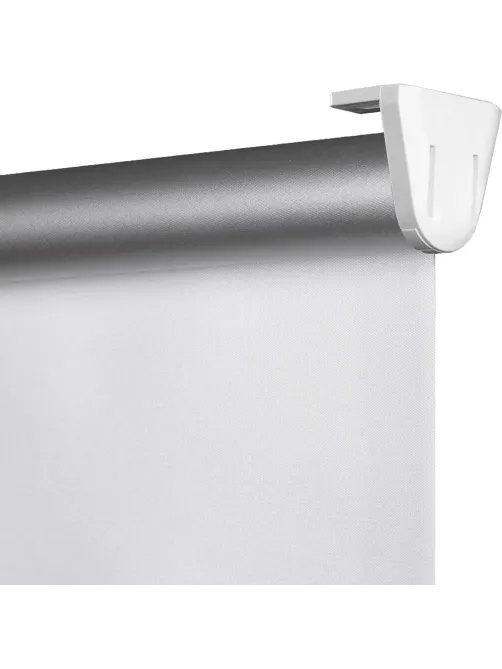 Рулонная штора Комус Мебель blackout silver 537837 V1, 70х160, белый
