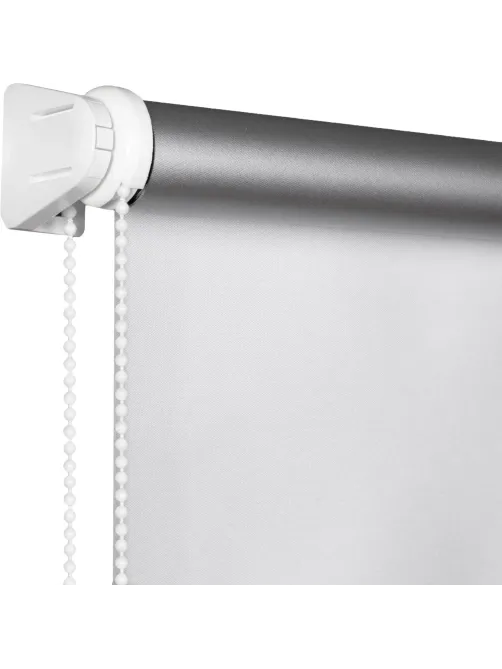Рулонная штора Комус Мебель blackout silver 537837 V1, 70х160, белый