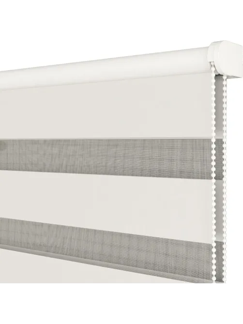 Рулонная штора Комус Мебель Angora 538603 V1 день/ночь, 50х160, белый