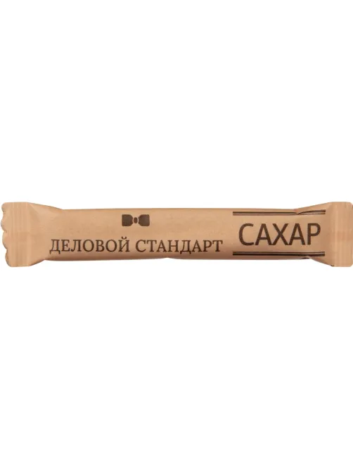Сахар порционный в стиках Деловой стандарт тростник 5г (200 шт/уп) шоу-бокс