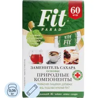 Сахарозаменитель Fit Parad № 7,саше Омаг, 60г