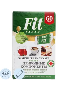 Сахарозаменитель Fit Parad № 7,саше Омаг, 60г