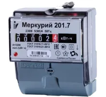 Счетчик Инкотекс Меркурий 201.7 1ф 5-60А 1 тариф (32680)