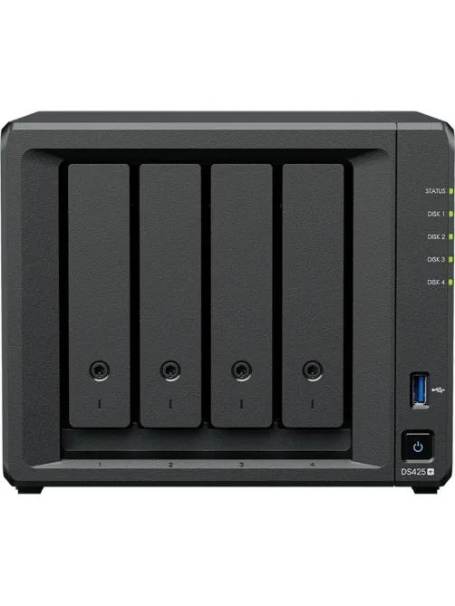 Сетевое хранилище Synology DS425+ 4x2.5/3.5 SATA/Celeron J4125/2GB DDR4