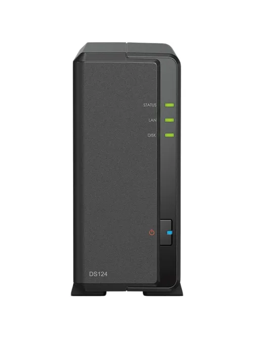 Сетевое хранилище Synology DS124 1x2.5/3.5 SATA/Realtek RTD1619B/1GB DDR4