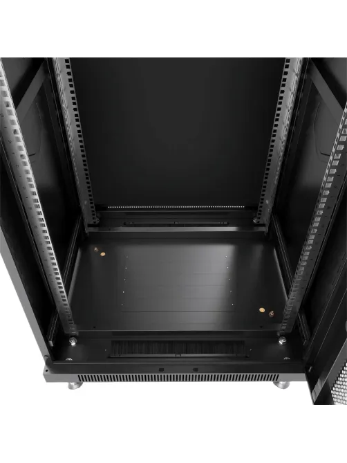 Шкаф напольный 19, 42U Cabeus ND-SC-42U60/120-BK 600x1200mm передн и задн