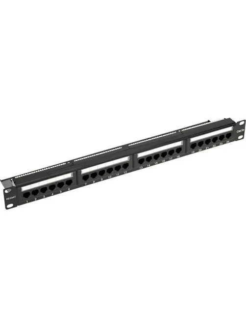 Патч-панель REXANT (02-0031) с кабельн орг.19,1U,24 порта,UTP,RJ-45,CAT5e