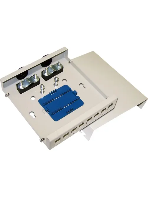 Модуль LANMASTER кросс оптический настенный, метал. (LAN-FOBM-WM-8SC)