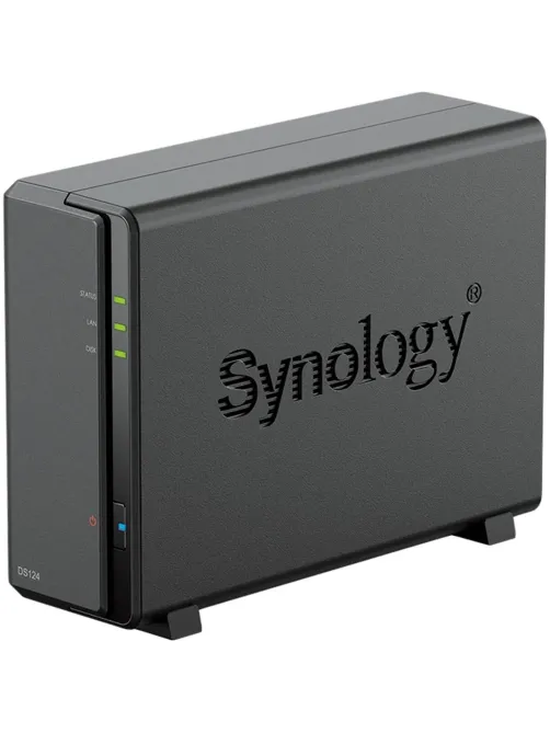 Сетевое хранилище Synology DS124 1x2.5/3.5 SATA/Realtek RTD1619B/1GB DDR4