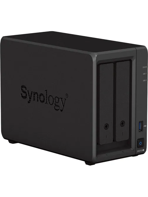 Сетевое хранилище Synology DS723+ 2x2.5/3.5 SATA/Ryzen R1600/2GB DDR4