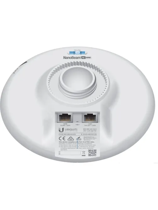 Точка доступа Ubiquiti NanoBeam 5AC Gen 2 (NBE-5AC-Gen2) 5 ГГц, PtP/PtMP