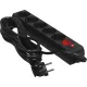 Сетевой фильтр Buro 500SH-3-B 3м (5 розеток) черный