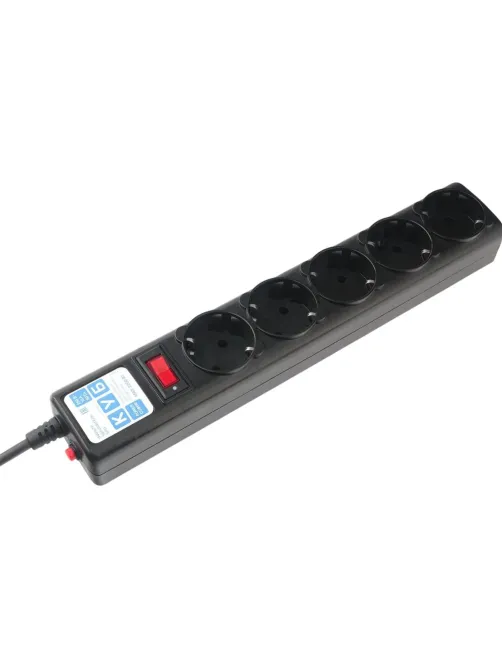 Сетевой фильтр Power Cube 5р/10м 10А/2,2кВт черн (SPG5-10M)