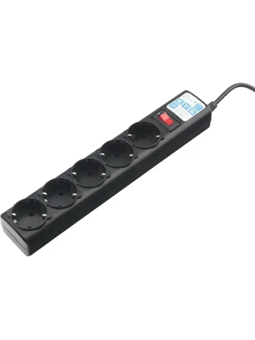 Сетевой фильтр Power Cube 5р/10м 10А/2,2кВт черн (SPG5-10M)