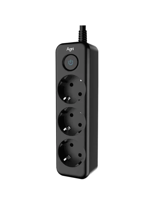 Сетевой фильтр AGNI 3/2м,черный(TP-FD3E-2m-black)