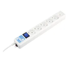 Сетевой фильтр Power Cube PRO, 5.0 м белый 16А/3,5кВт(SPL(5+1)-16B-P-5М)
