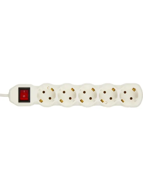 Сетевой фильтр BigTech ST510-3-W(5р/3м/10А/2,2кВт/3х0,75 мм2/белый)