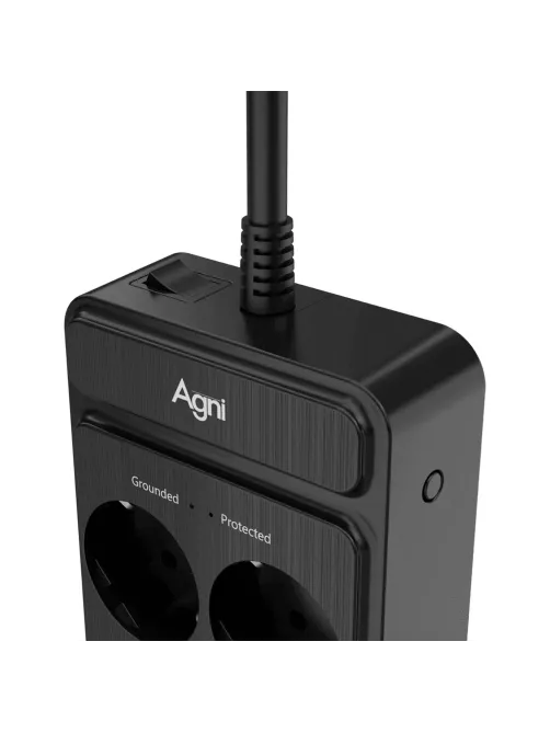 Сетевой фильтр AGNI 6р/5м,черный(TP-FS6E-5m-black)