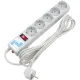 Сетевой фильтр Power Cube B 1.9 м 5 розеток (серый) 10А/2,2кВт(SPG-B-6)