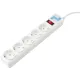 Сетевой фильтр Power Cube 5р/0,5м 10А/2,2кВт 3х0,75 (SPG-B-0,5M-WHITE)