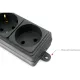 Сетевой фильтр Power Cube 6р/5м, 16А/3.5кВт, 3x1,0, черн(SPG6-B5M)