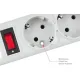 Сетевой фильтр Power Cube B 5.0 м 5 розеток (серый) 10А/2,2кВт (SPG-B-15)