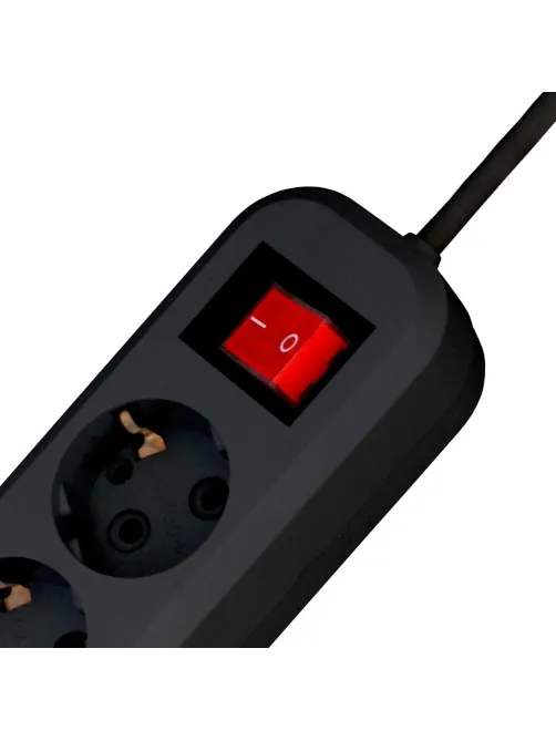 Сетевой фильтр PROGIX SF4PB7 4р/7м черный, 3х0,75мм, 10А/2000Вт