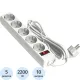 Сетевой фильтр ExeGate SP-5-10W 5р/10м, 10А/2,2кВт, белый(EX279182RUS)