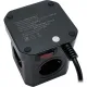 Сетевой фильтр Cablexpert Tower 5р/3м, 10А, 4хUSB, черный(TWR-5-U4-B-3)