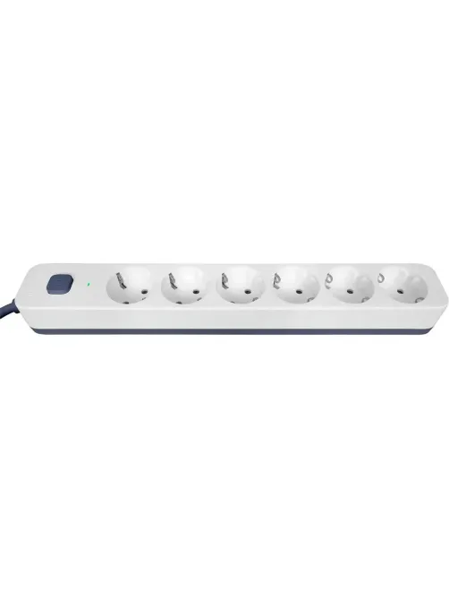Сетевой фильтр Powercom SP-06W 5,0 м (6 розеток) белый/серый