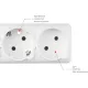 Сетевой фильтр Power Cube 5м (6 розеток) 16А белый(SPG(5+1)-16B-5М)