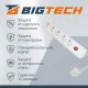 Сетевой фильтр BigTech BT510-1,5-W(5р/1,5м/10А/2,2кВт/3х0,75 мм2/белый)