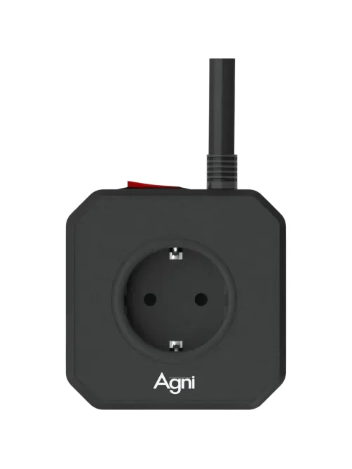 Сетевой фильтр AGNI  5р/5м,3USB 1TYPE-C,черный(TP-VE4U5E-C-5m-black)