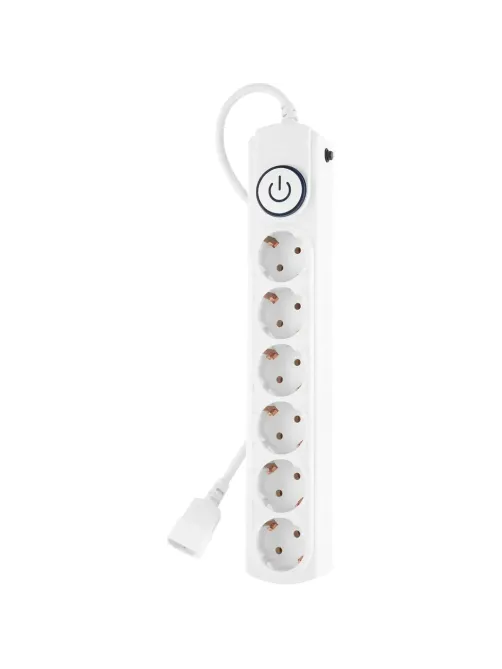 Сетевой фильтр Ippon BK-6-UPS-1.8-10-W 1.8м (6 розеток) белый (коробка)