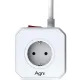 Сетевой фильтр AGNI  5р/2м,3USB 1TYPE-C,белый(TP-VE4U5E-C-2m-white)